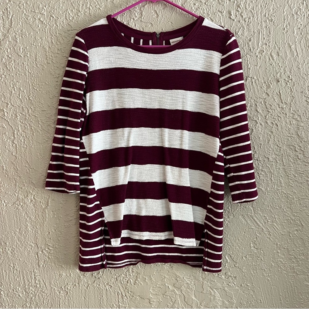 ⭐️ Striped 3/4 Sleeve Sweater